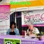 Samia Messaoudi, de Femmes Solidaires National (à droite), présentant le (…)